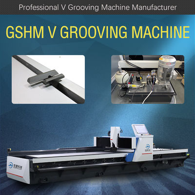 Kalite  Hydraulic V Cutting Machine For Shower Room Frames High Speed V Grooving Machine fabrika