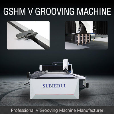 Metal perde duvar dekorasyonu için 220V Yüksek Hızlı V-Grooving Makinesi