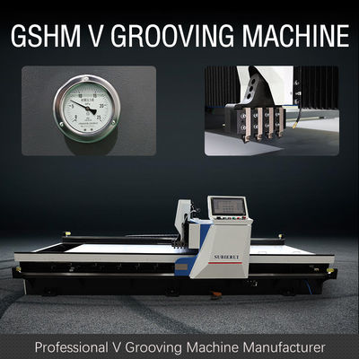Hava soğutma Yüksek Hızlı Cnc V Çukurlama Makinesi İşaret ve Paslanmaz Çelik İşleme için