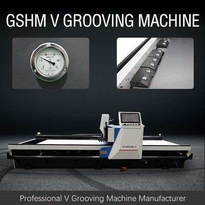 Hava soğutma Yüksek Hızlı Cnc V Çukurlama Makinesi İşaret ve Paslanmaz Çelik İşleme için