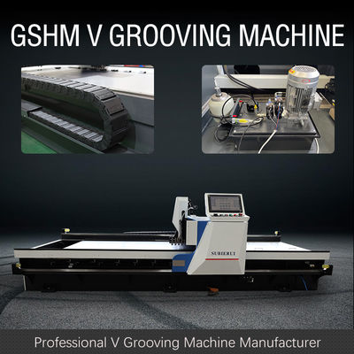 Sac Metal Cnc V Kesme Makinesi Paslanmaz Çelik İçin 4000mm Kanal Açma Makinesi