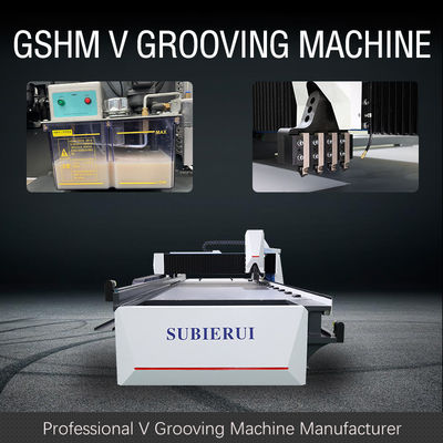 Ekran Sahne Metal Mobilya V Yerleştirme Makinesi için 1240 CNC V Kanal Açma Makinesi