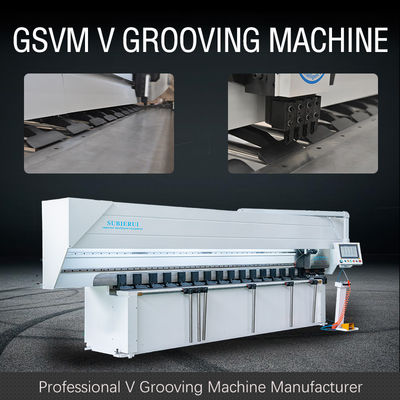 Tabela Ekran Prop için Çok Yönlü Metal Kanal Açma Makinesi Cnc V Kanal Açma Makinesi