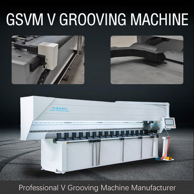 Tabela Ekran Prop için Çok Yönlü Metal Kanal Açma Makinesi Cnc V Kanal Açma Makinesi