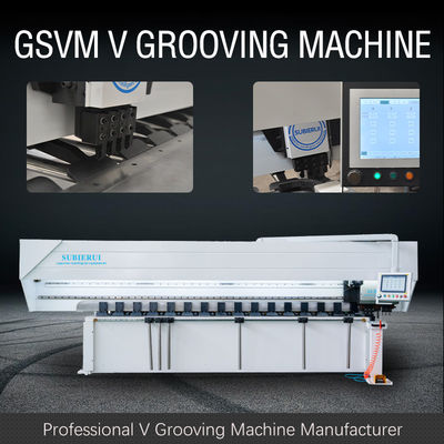 Tabela Ekran Prop için Çok Yönlü Metal Kanal Açma Makinesi Cnc V Kanal Açma Makinesi