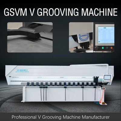 Tabela Ekran Prop için Çok Yönlü Metal Kanal Açma Makinesi Cnc V Kanal Açma Makinesi