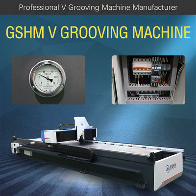 Süs Metal Tasarım CNC V Kanal Açma Makinesi için CE V Oluk Kesme Makinesi