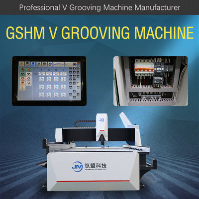 Süs Metal Tasarım CNC V Kanal Açma Makinesi için CE V Oluk Kesme Makinesi