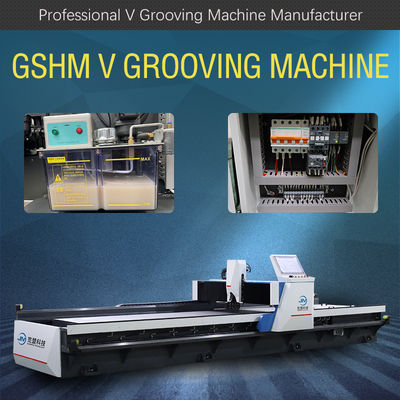 Süs Metal Tasarım CNC V Kanal Açma Makinesi için CE V Oluk Kesme Makinesi