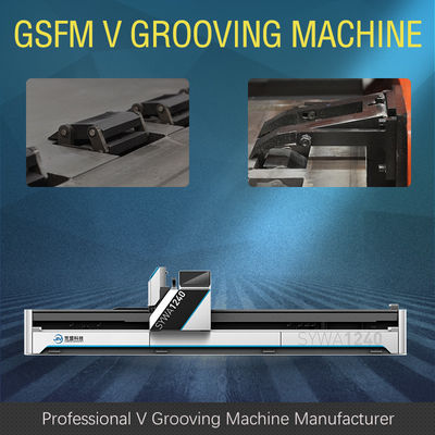 Kapı Çerçevesi CNC V Kesme Makinesi Yüksek Hızlı CNC V Oluk Kesme Makinesi 1560