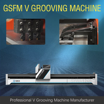 Metal Mobilya için 1232 CNC V Yiv Kesme Makinesi Hidrolik Kesici Makinesi V
