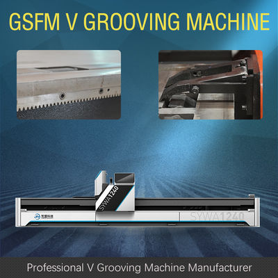 Metal Mobilya için 1232 CNC V Yiv Kesme Makinesi Hidrolik Kesici Makinesi V
