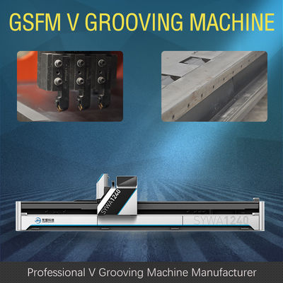 1250mm CNC Sac Kesme Makinesi Anti Kaykay V Kanal Açma Makinesi