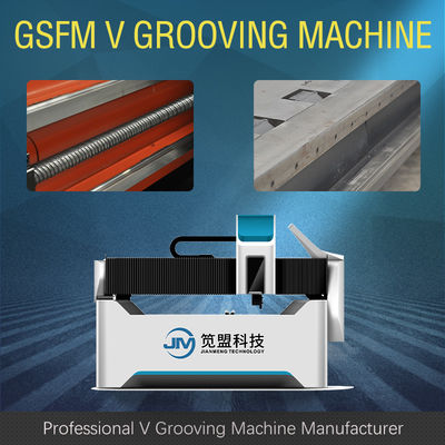 Metal Giydirme Cephe Panelleri 1560 için Yatay CNC V Kesme Makinesi V Kanal Açma Makinesi