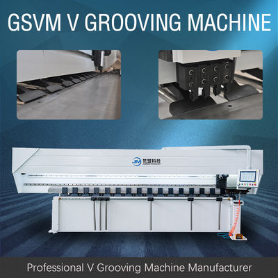 Ekran Sahne İçin Hassas CNC V Kanal Açma Makinesi Dikey V Kesme Makinesi 1225