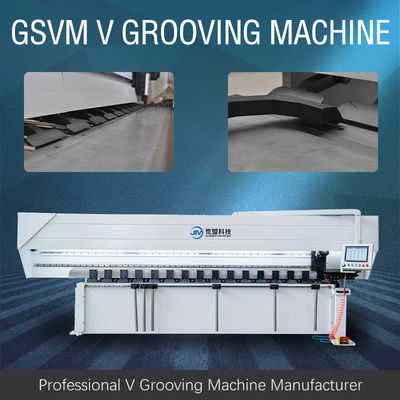 Ev Dekorasyon Öğeleri İçin Dikey Elektrikli Kanal Açma Makinesi CNC V Kanal Açma Makinesi