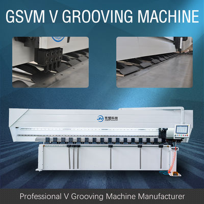 Ev Dekorasyon Öğeleri İçin Dikey Elektrikli Kanal Açma Makinesi CNC V Kanal Açma Makinesi