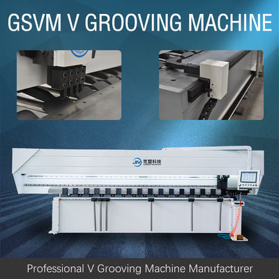 Ekran Sahne İçin Hassas CNC V Kanal Açma Makinesi Dikey V Kesme Makinesi 1225
